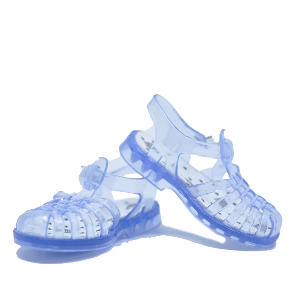 Bonton clear transparent jelly water sandals girl’s size 5.5 or 22